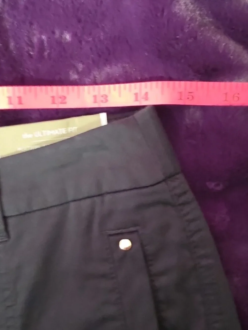 Chico's Black Luxe Twill Utility Crop Pants with Gold Snap Sz 0(4-6)